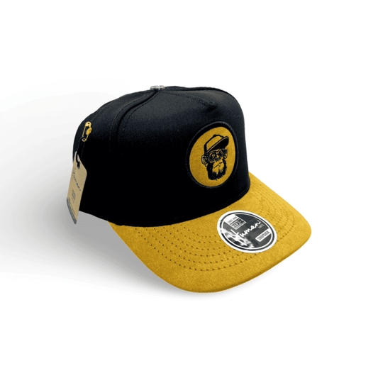 Gorra Human Unisex / Negro con amarillo Amarillo