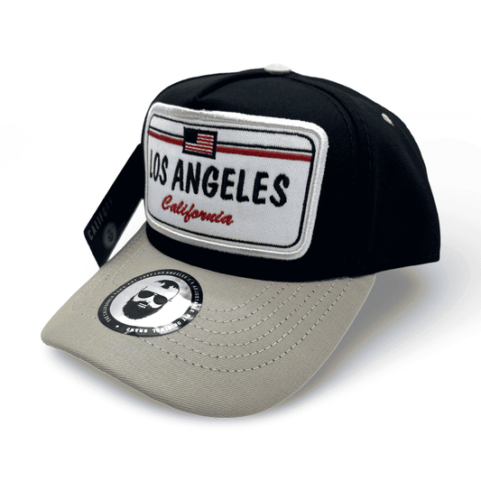 Gorra California Unisex / Negra con Gris